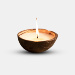 Eco-Friendly Coconut Shell Diwali Candle