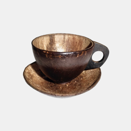 Cocokera Coconut Shell Teacup and Saucer